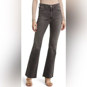 NWT AG Jeans Alexxis Boot High-Rise Vintage in Tarmac Faded Black Size 31R